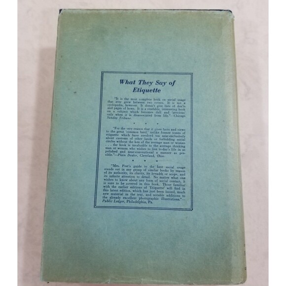 Emily Post Etiquette 1936 edition 23rd edition hardcover book - Picture 3 of 10